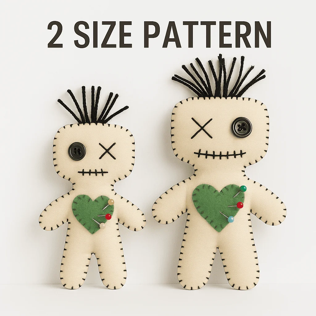 Printable Voodoo Doll Template