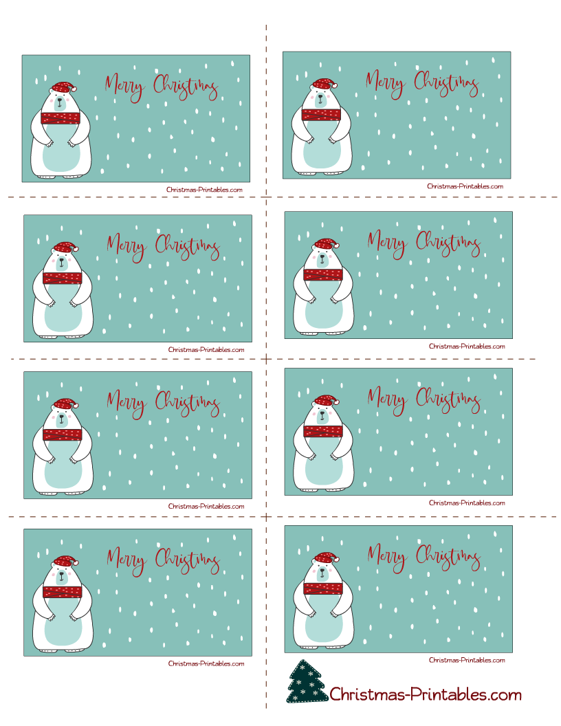 Free Printable Christmas Labels Template
