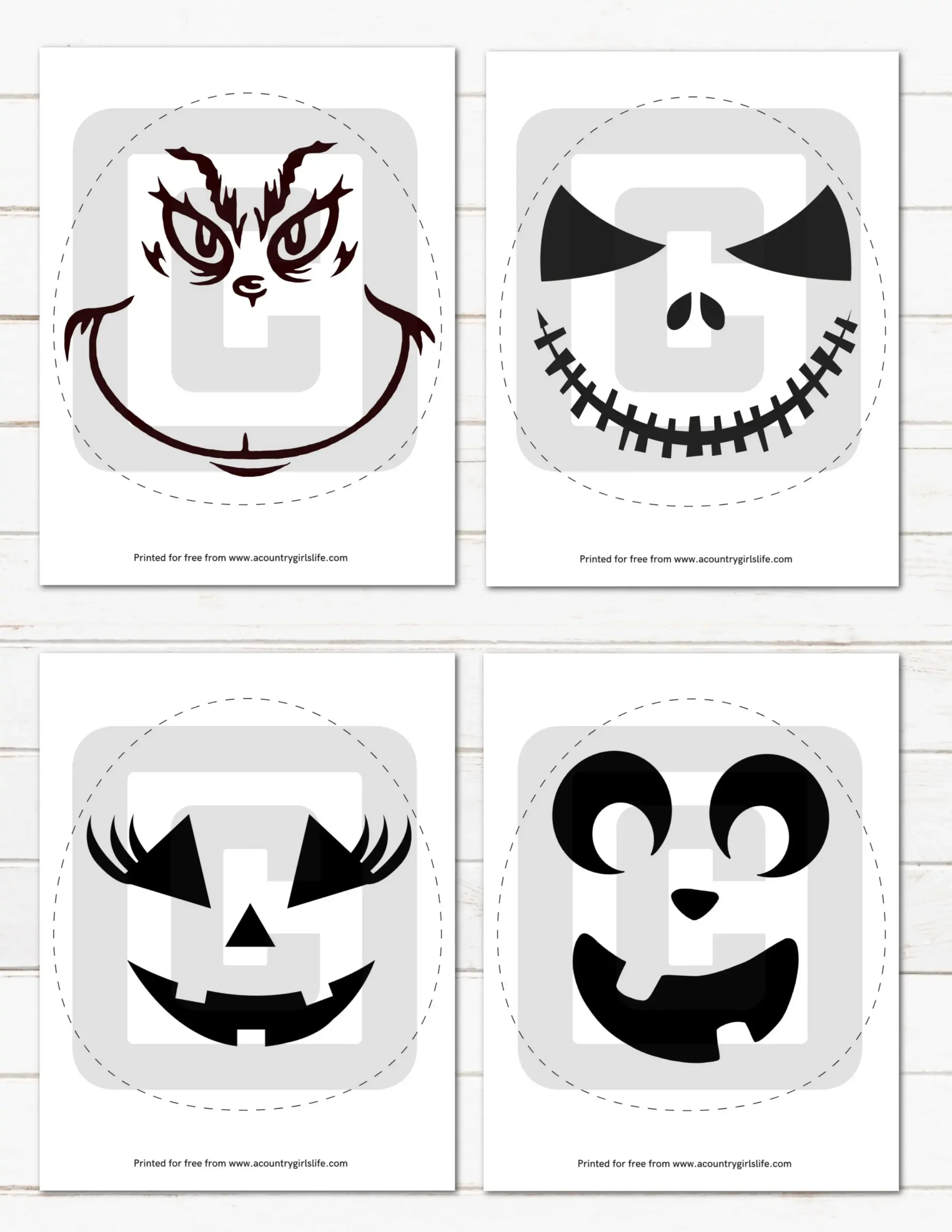 Pumpkin Design Template Printable