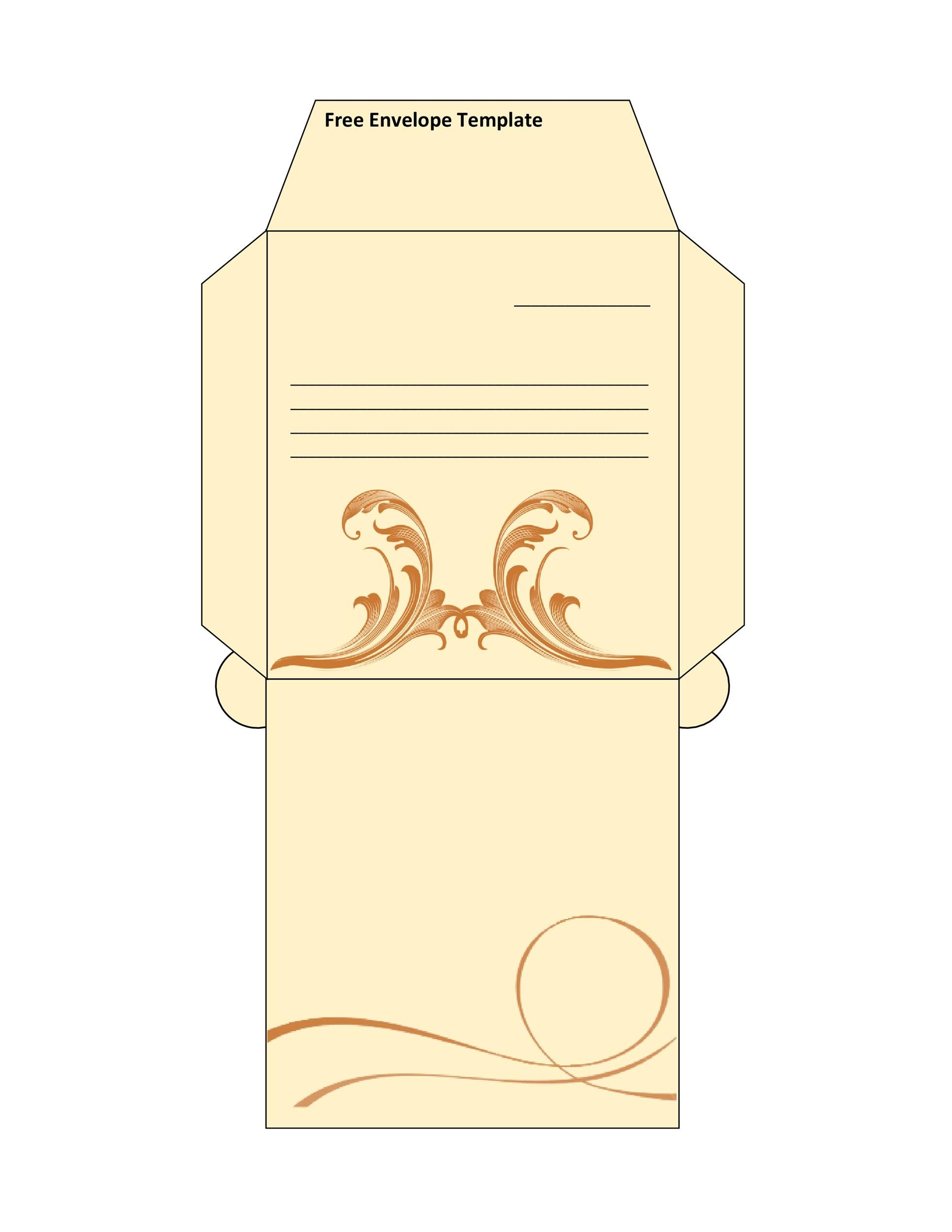 Free Printable Wedding Envelope Templates