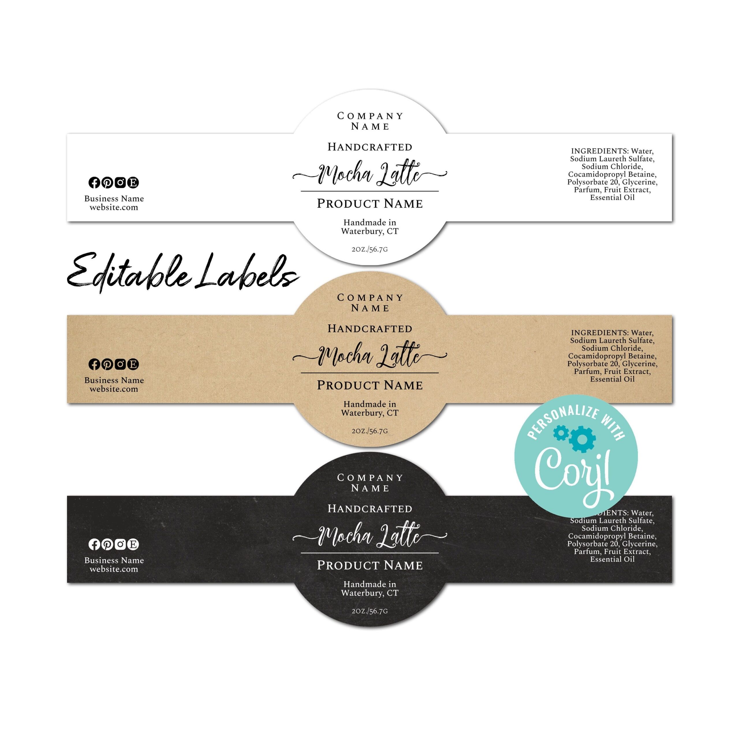 Editable Free Printable Soap Labels Template Editable Free Printable Soap Labels Template