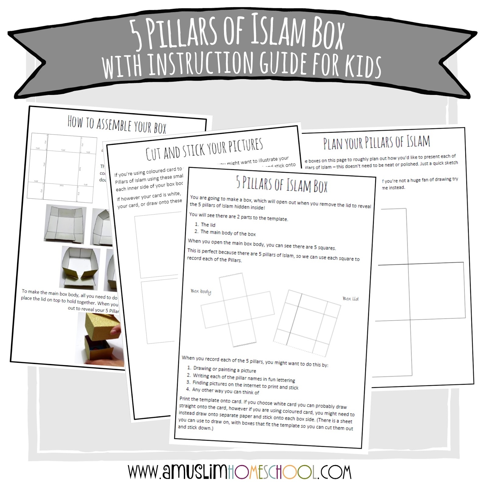 Printable 5 Pillars Of Islam Blank Template Printable 5 Pillars Of Islam Blank Template