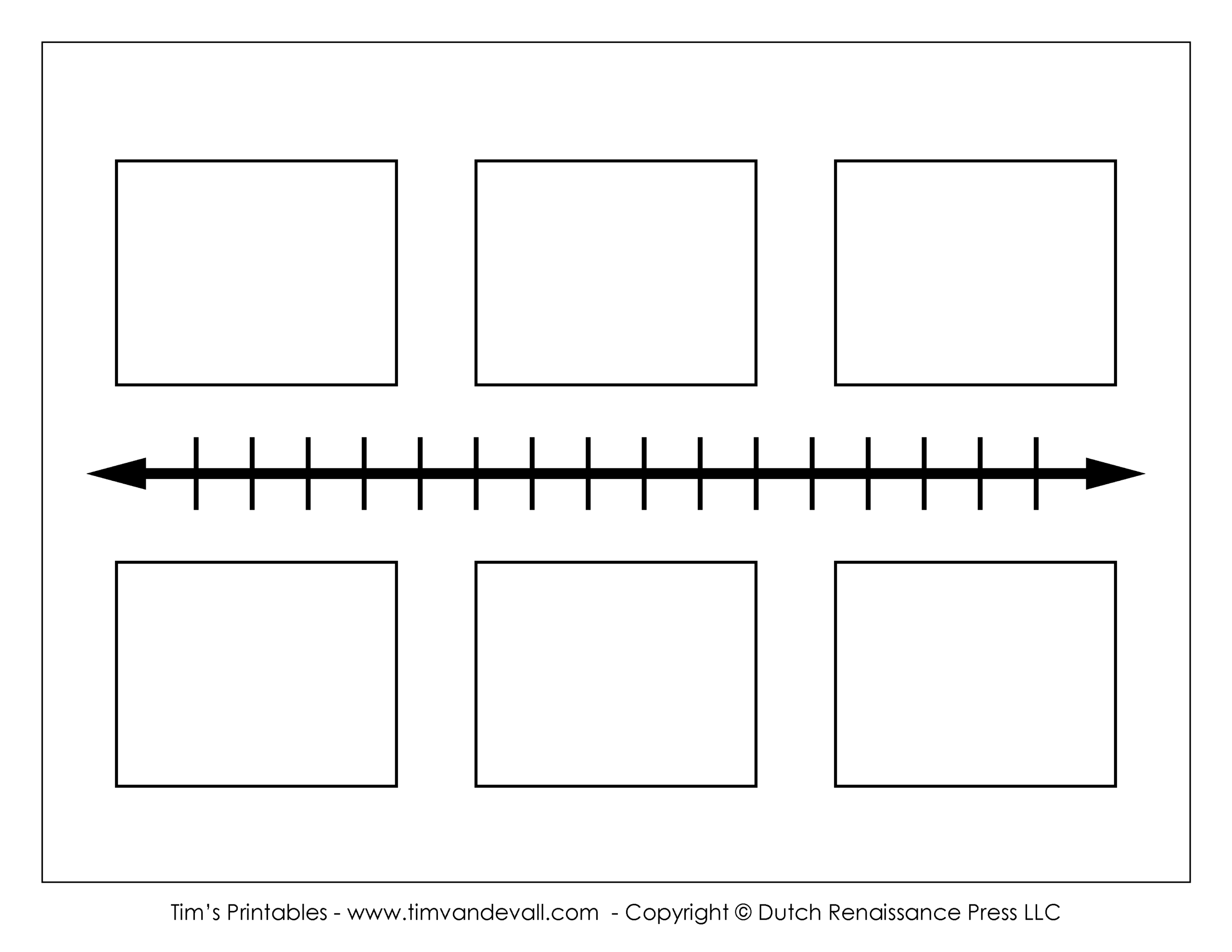 Printable Editable Timeline Template