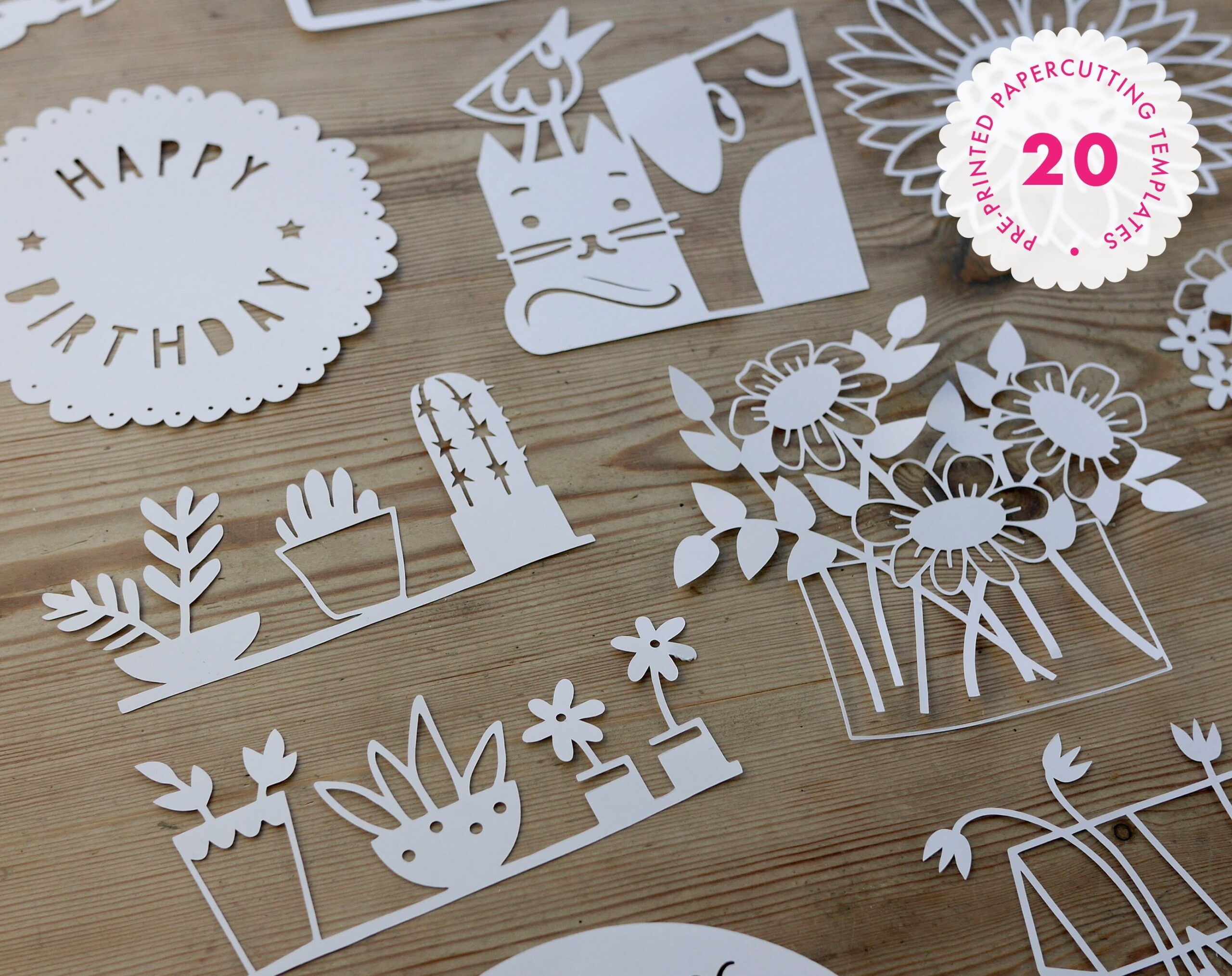 Bumper Papercutting Template Pack 20 Designs For Beginners Etsy de