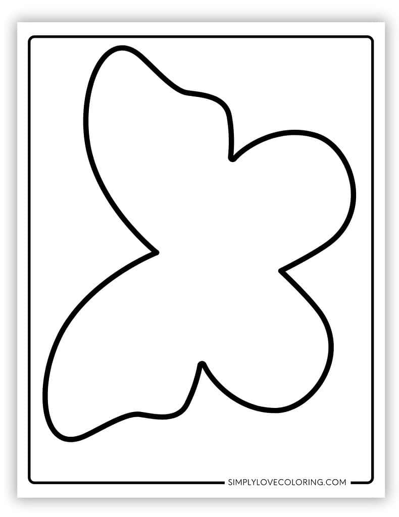 Easy Butterfly Template Printable Easy Butterfly Template Printable