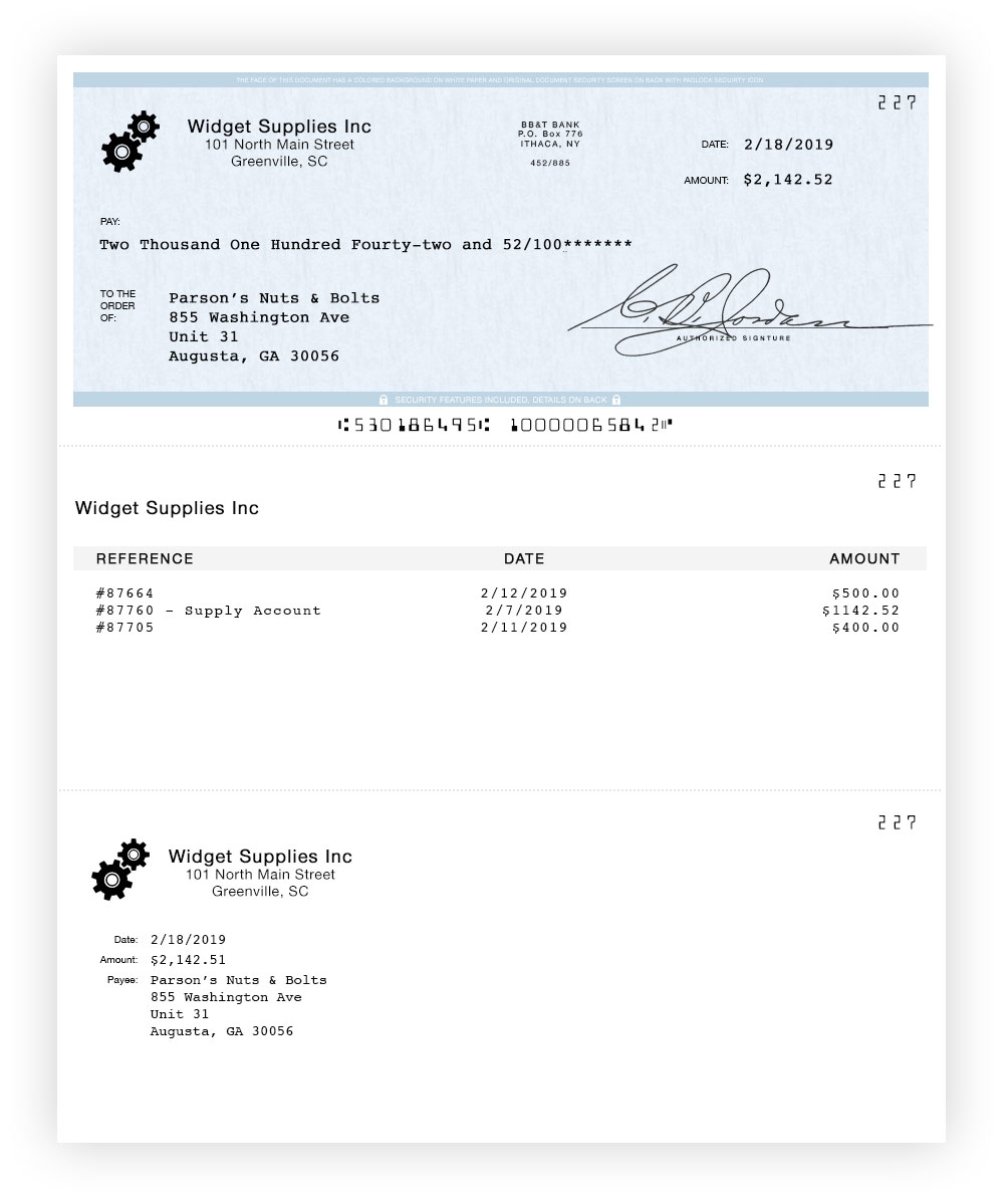 Printable Checks Template