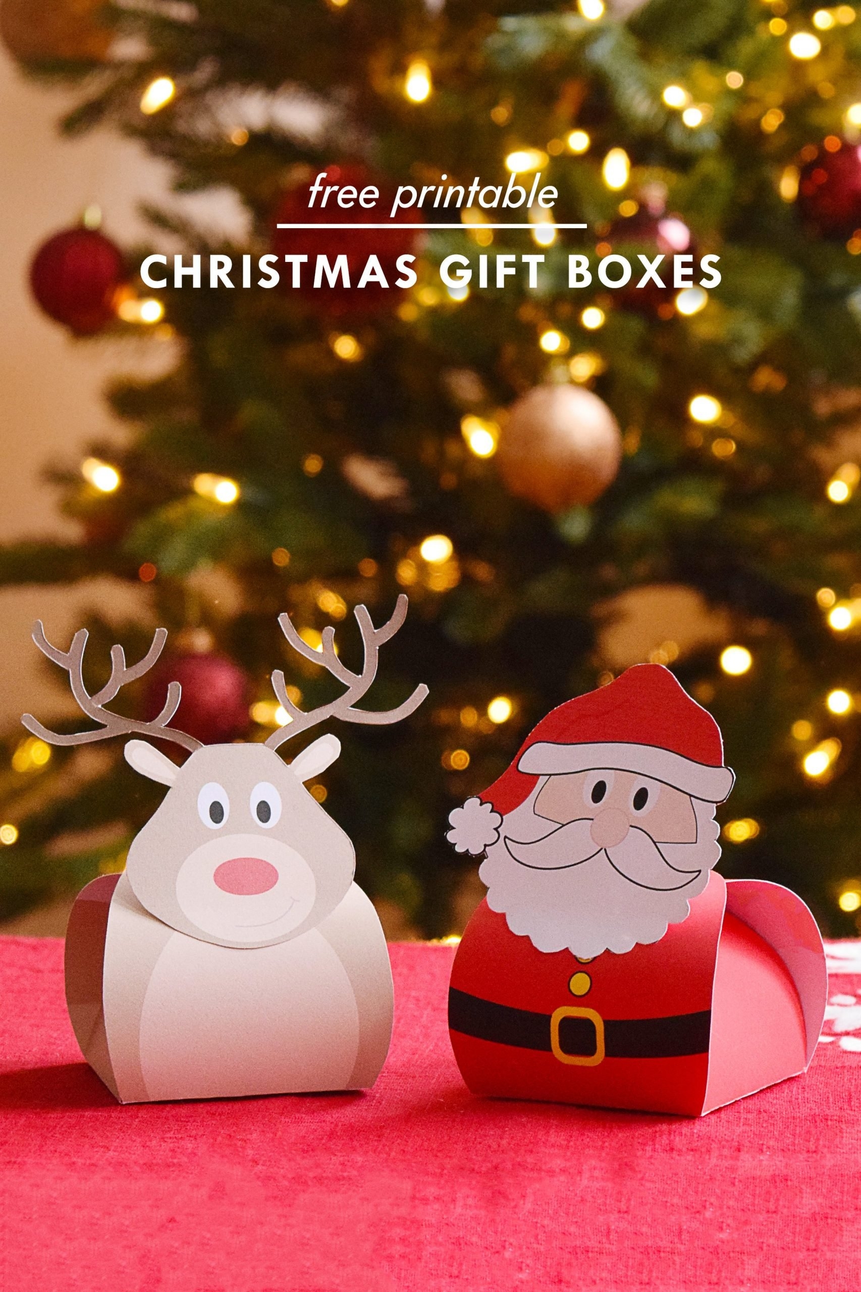 Christmas Gift Boxes A Free Printable For You Christmas Gift Boxes A Free Printable For You