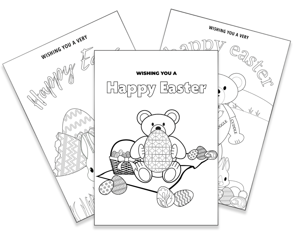 Easter Card Printable Templates Easter Card Printable Templates