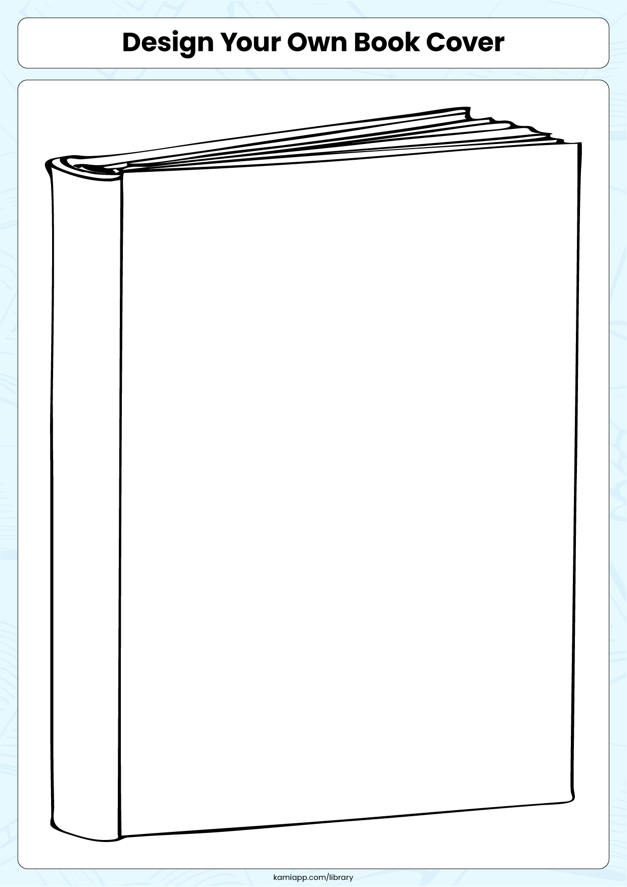 Design Your Own Book Cover For Teachers Perfect For Grades 1st Design Your Own Book Cover For Teachers Perfect For Grades 1st