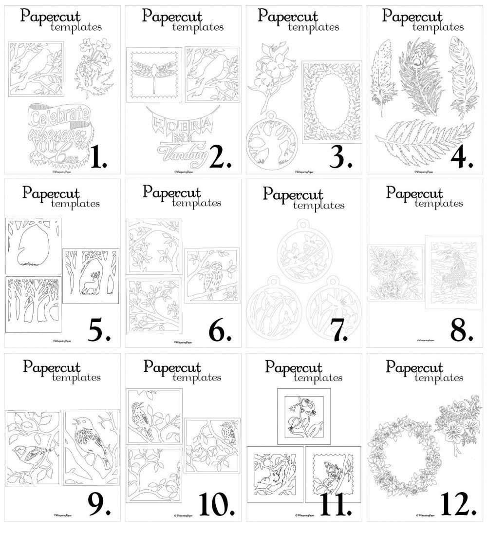 Paper Cutting Templates Printable