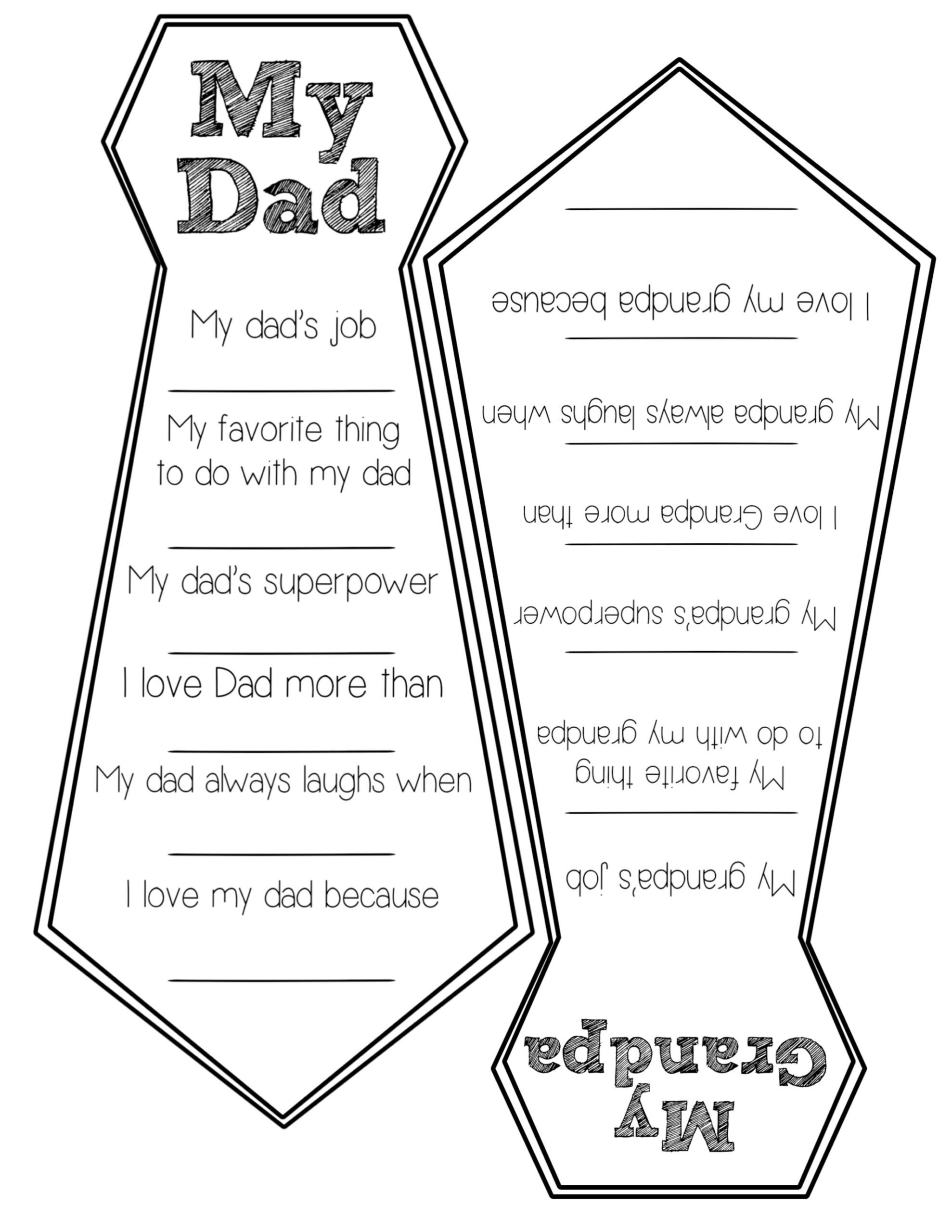 Printable Fathers Day Card Template Printable Fathers Day Card Template