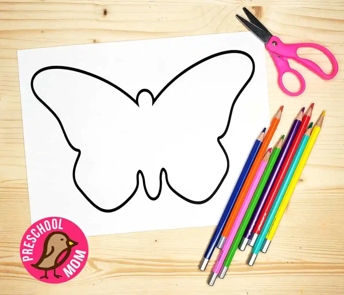 Easy Butterfly Template Printable