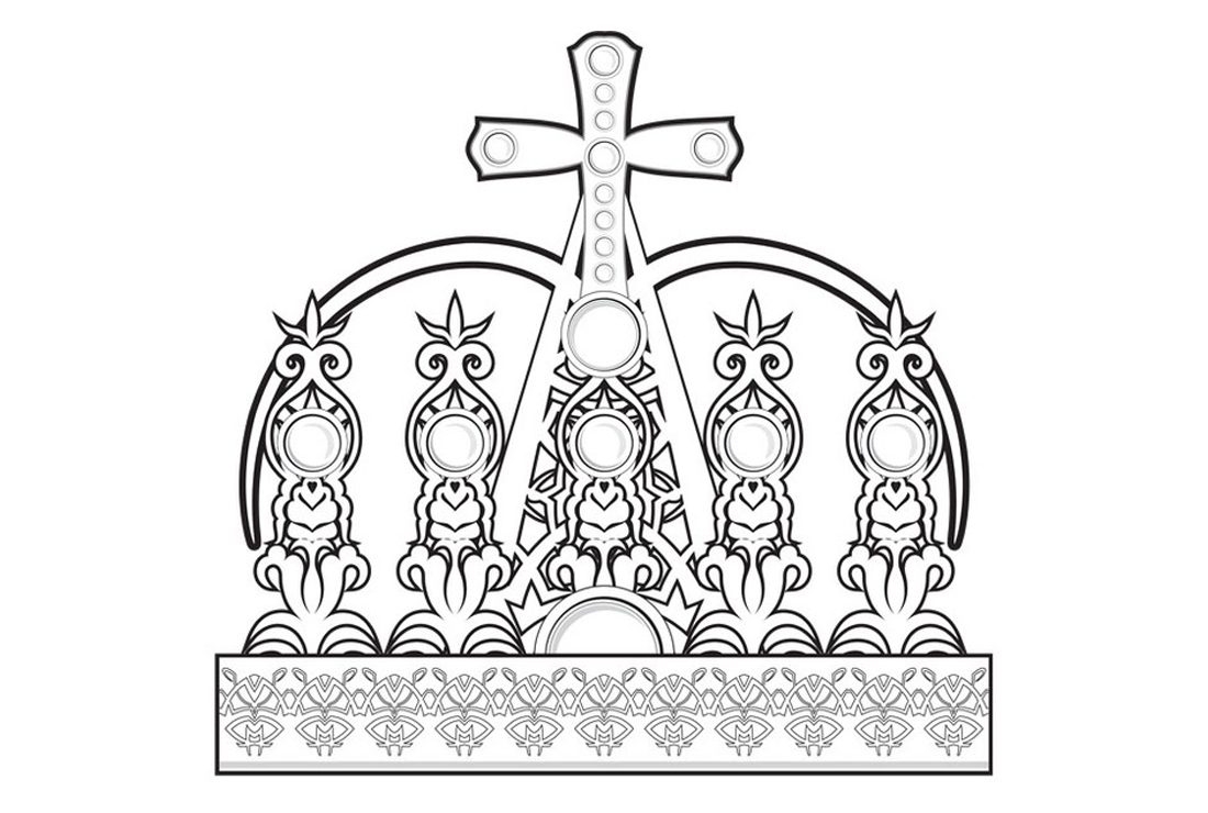 Printable Coronation Crown Template