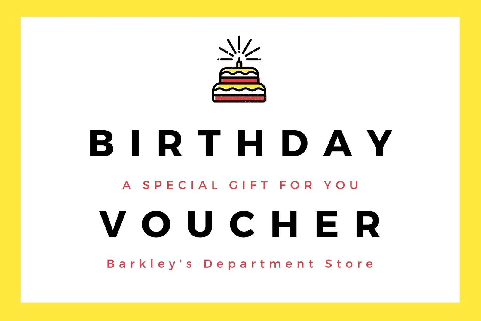 Printable Coupon Template For Birthday Printable Coupon Template For Birthday