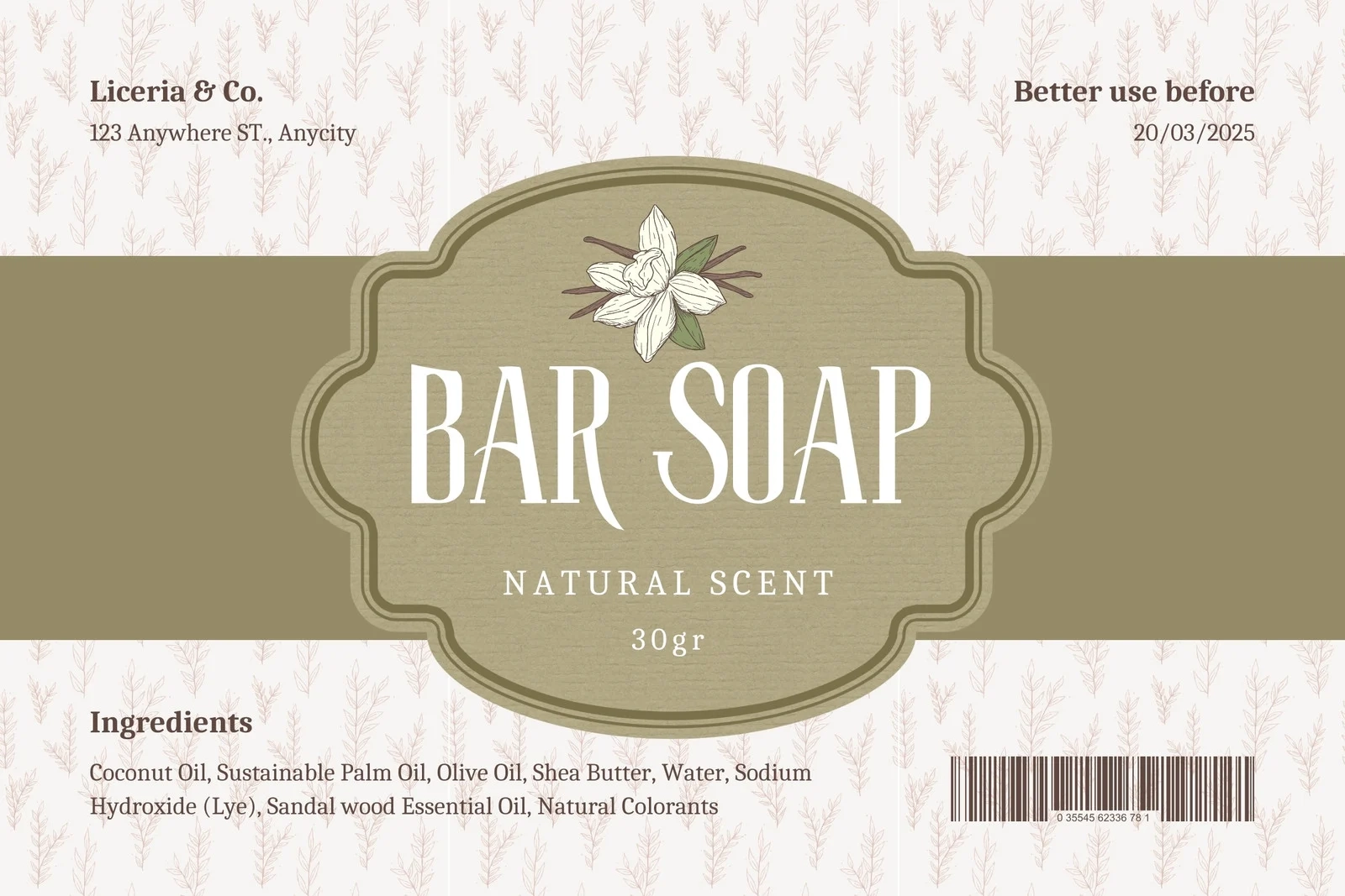 Free Customizable Printable Soap Label Templates Canva Free Customizable Printable Soap Label Templates Canva