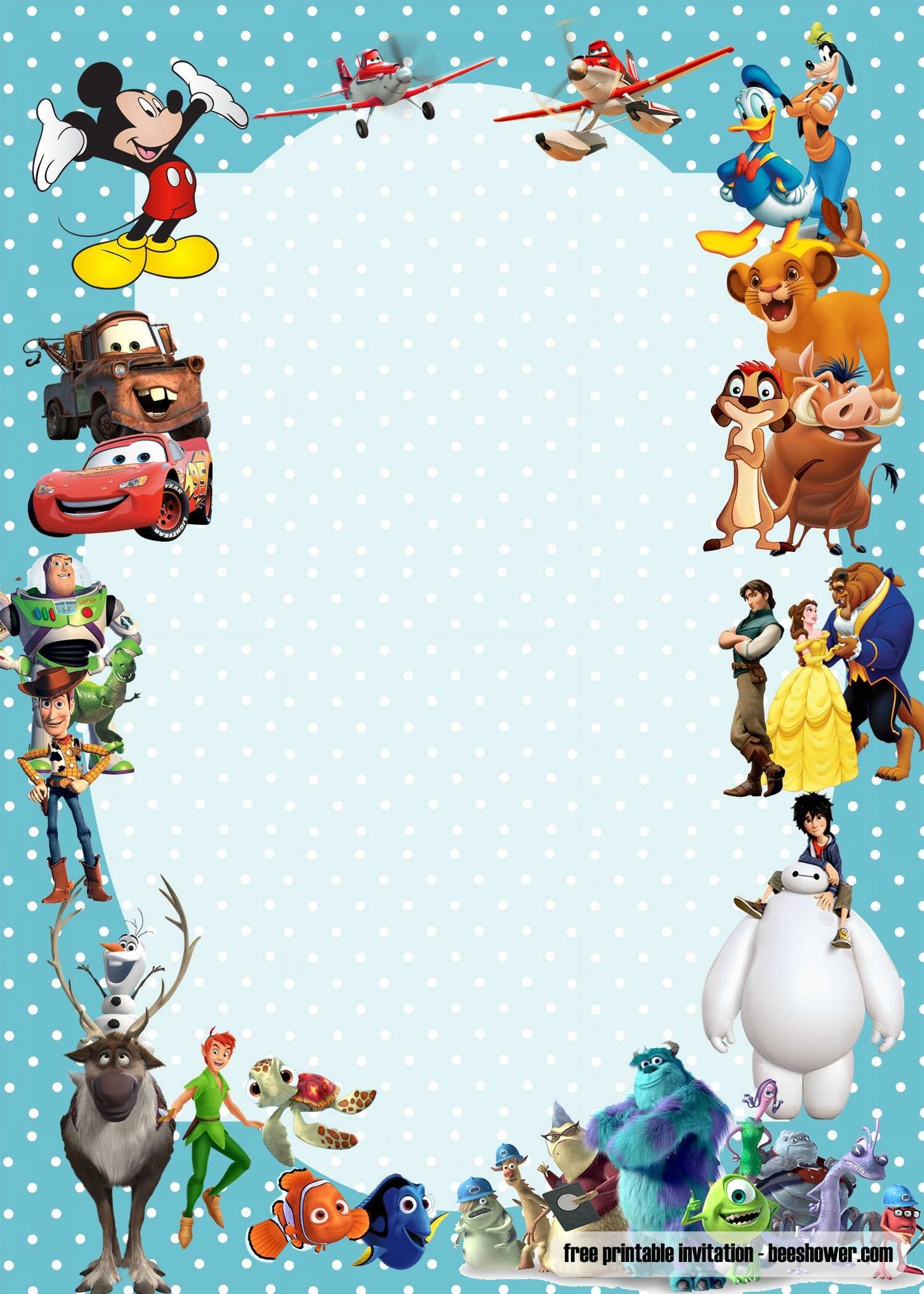 Disney Template Printable Disney Template Printable