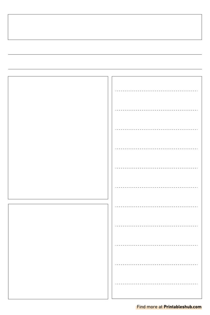 Free Printable Blank Newspaper Templates PDF Included  Free Printable Blank Newspaper Templates PDF Included