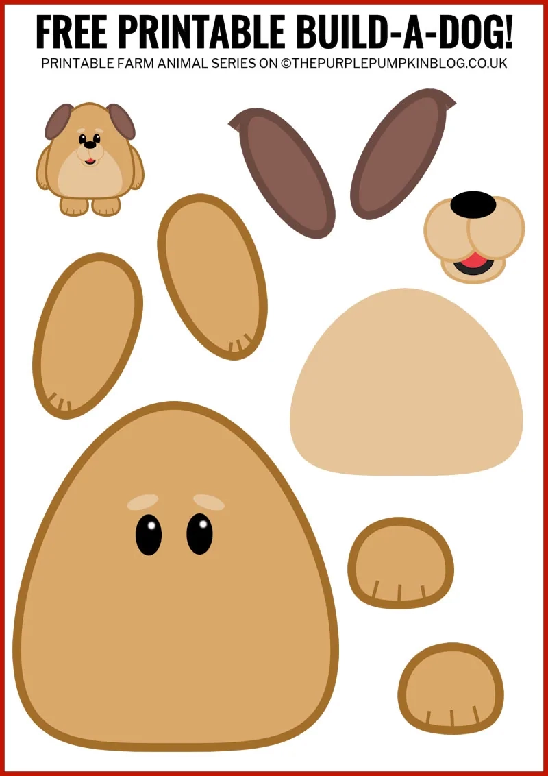 Cut Out Dog Template Printable