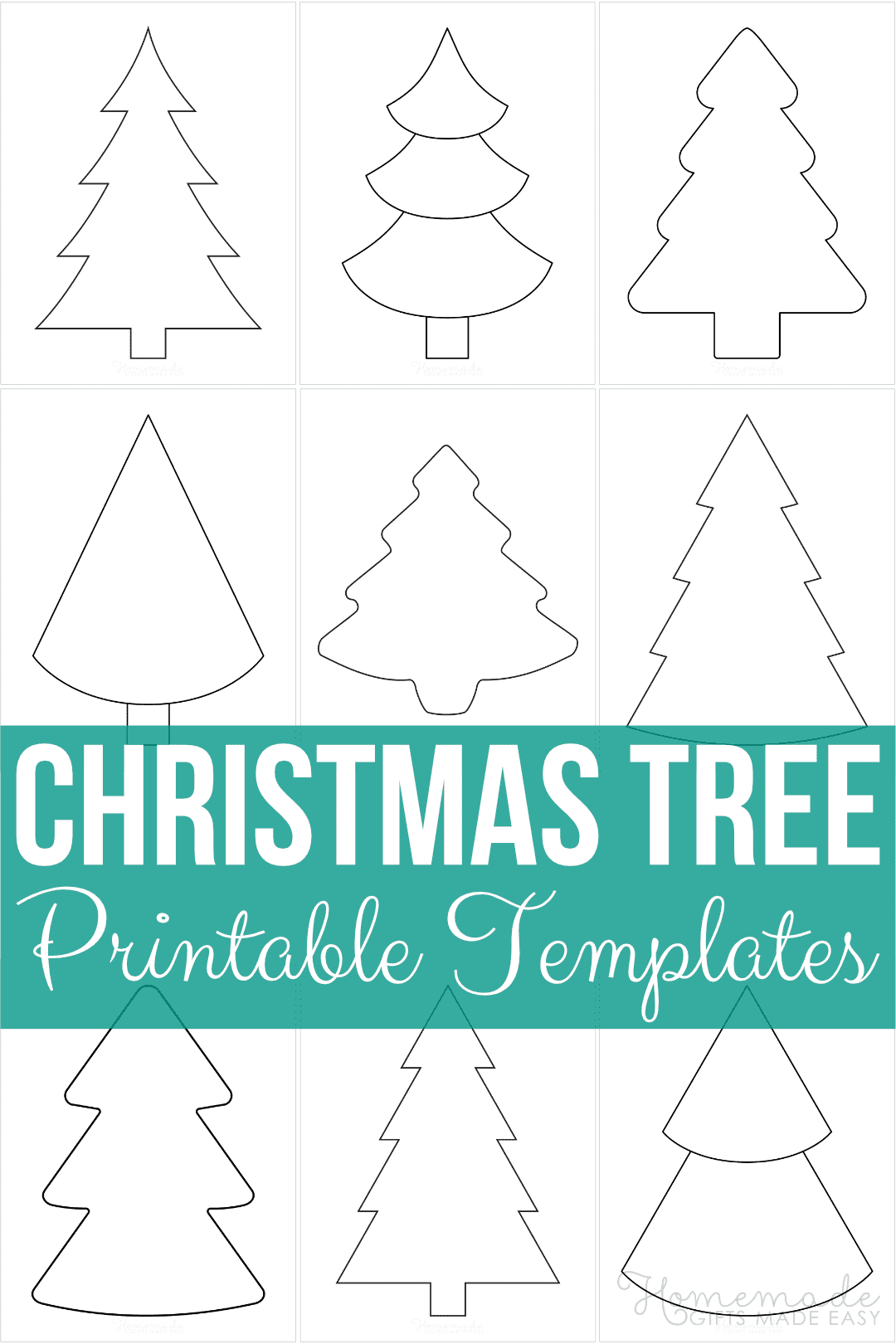 Christmas Tree Template Free Printable