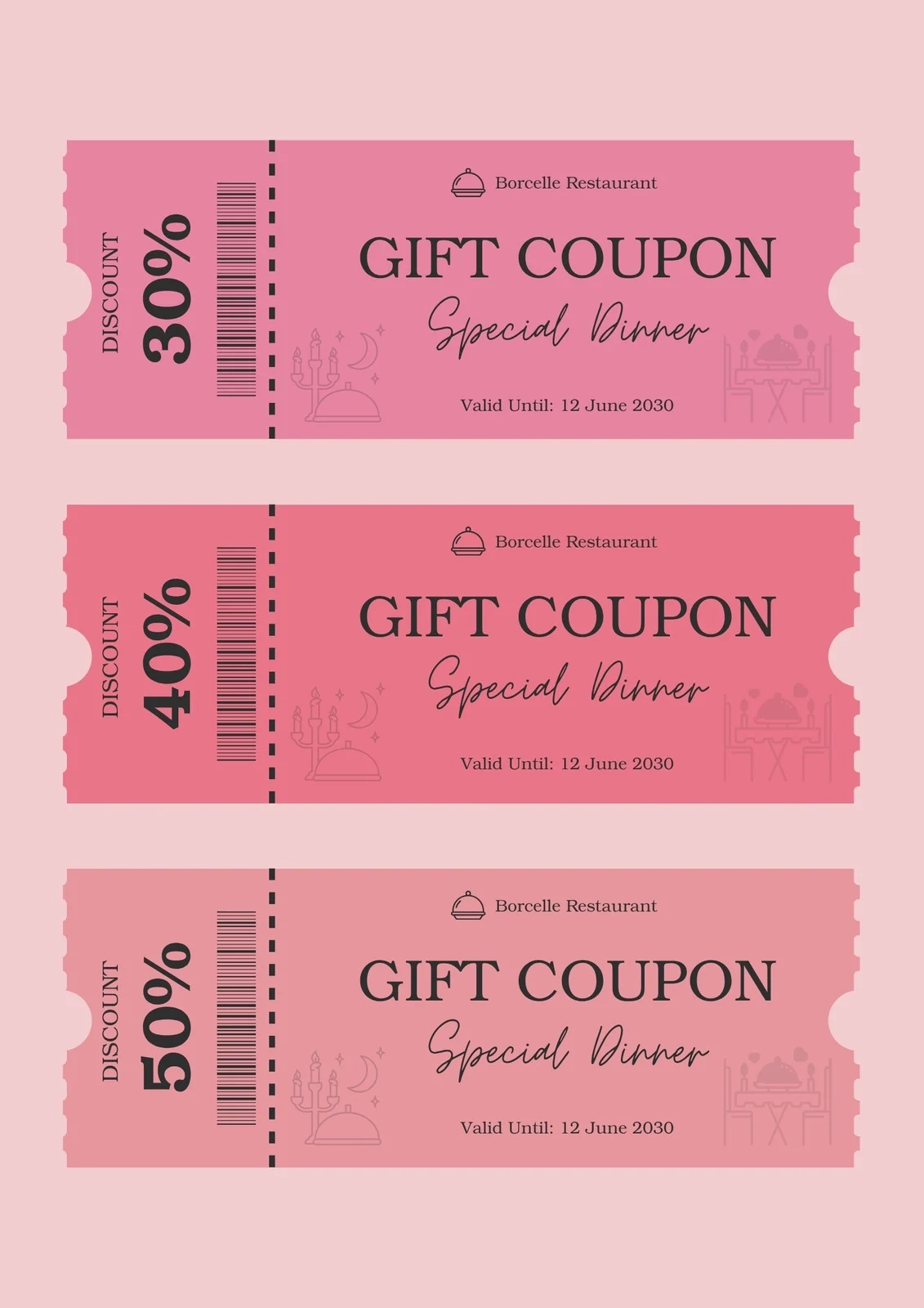 Customizable Printable Coupon Template Customizable Printable Coupon Template