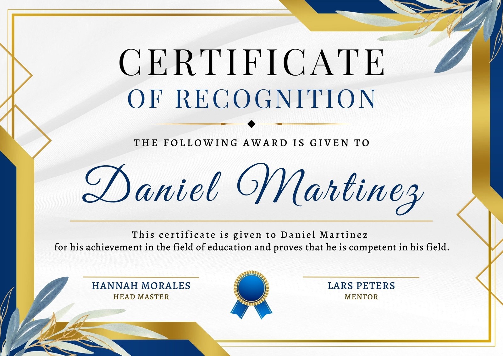 Printable Certificate Of Recognition Templates Free Printable Certificate Of Recognition Templates Free