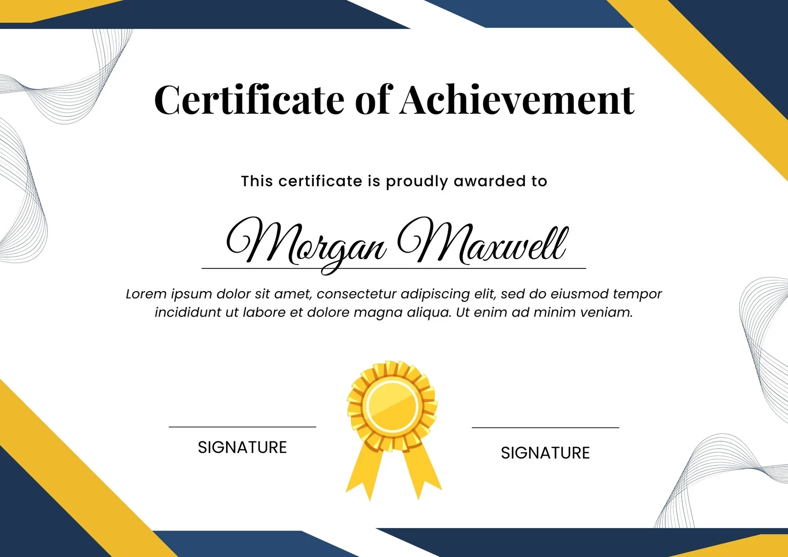 Printable Free Certificate Templates