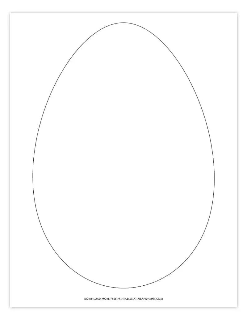 Free Printable Easter Egg Coloring Pages Easter Egg Template Free Printable Easter Egg Coloring Pages Easter Egg Template