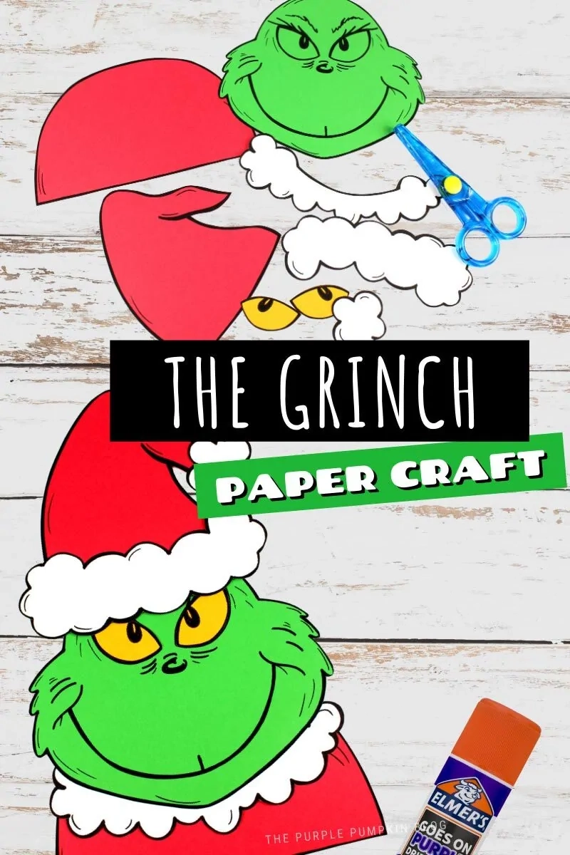Free Printable Grinch Craft Template Free Printable Grinch Craft Template