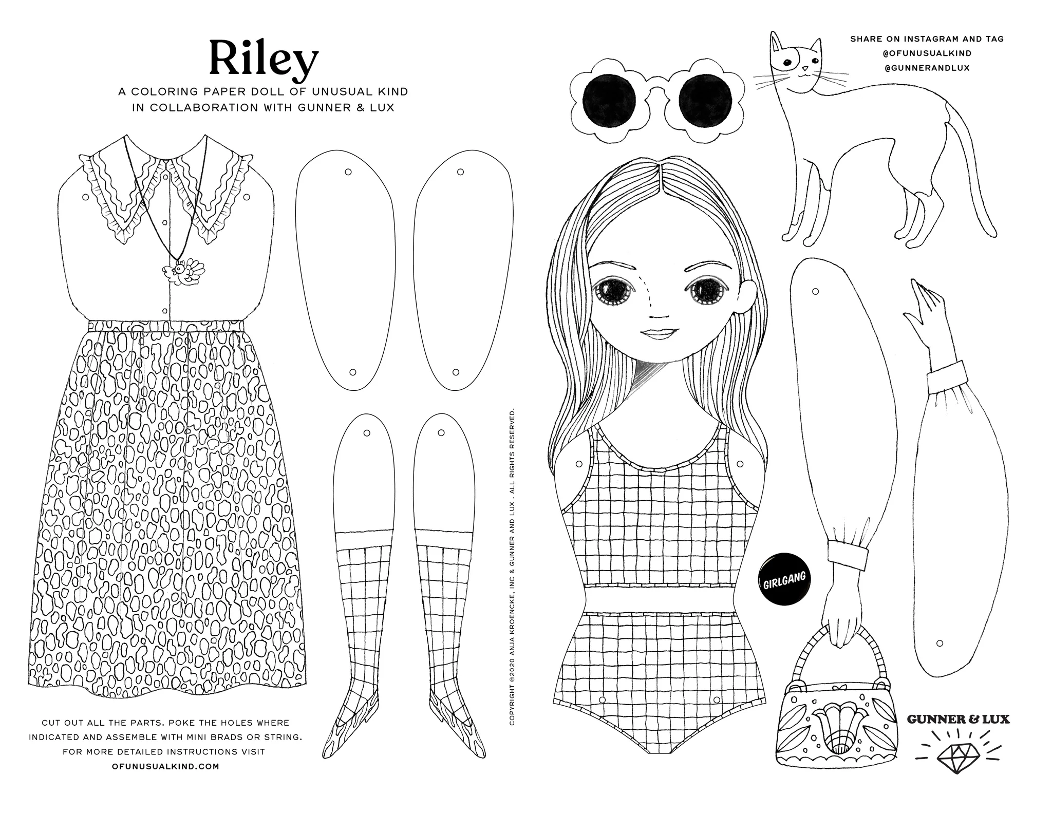 Paper Doll Template Free Printable