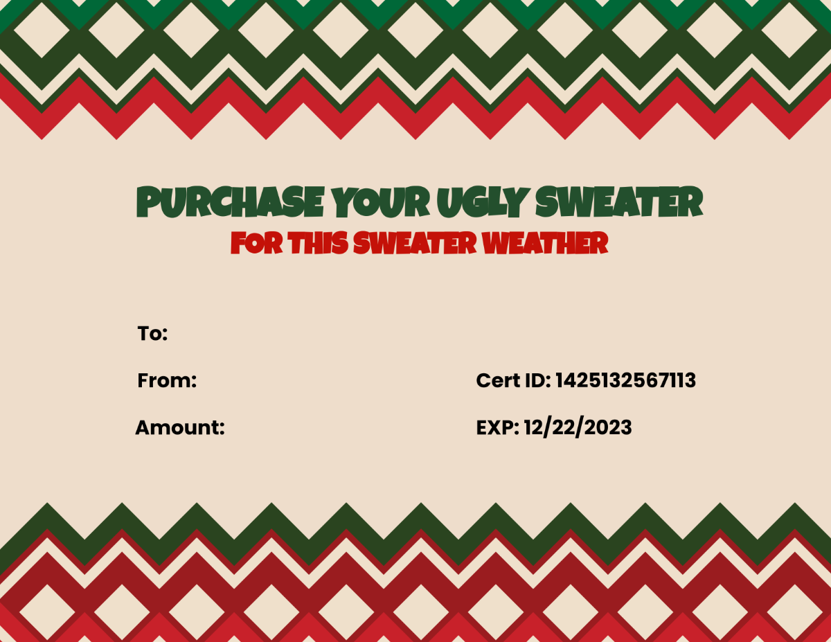 Free Ugly Christmas Sweater Certificate Template To Edit Online Free Ugly Christmas Sweater Certificate Template To Edit Online