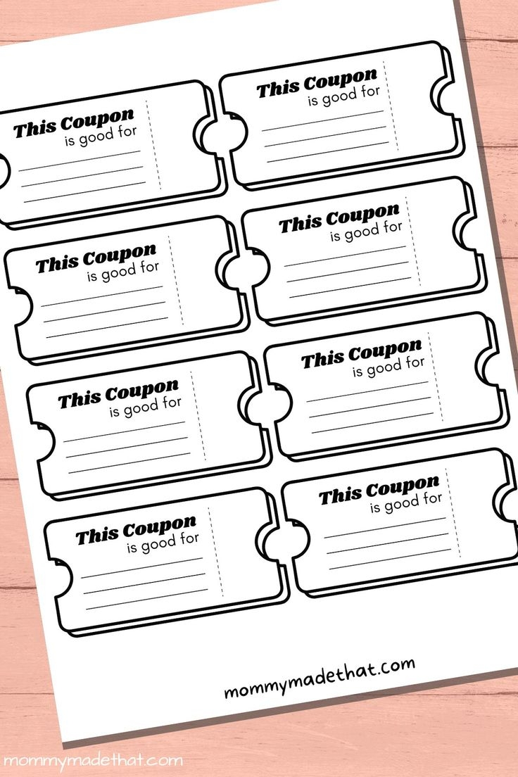 Lots Of Blank Coupon Templates Free Printables  Lots Of Blank Coupon Templates Free Printables