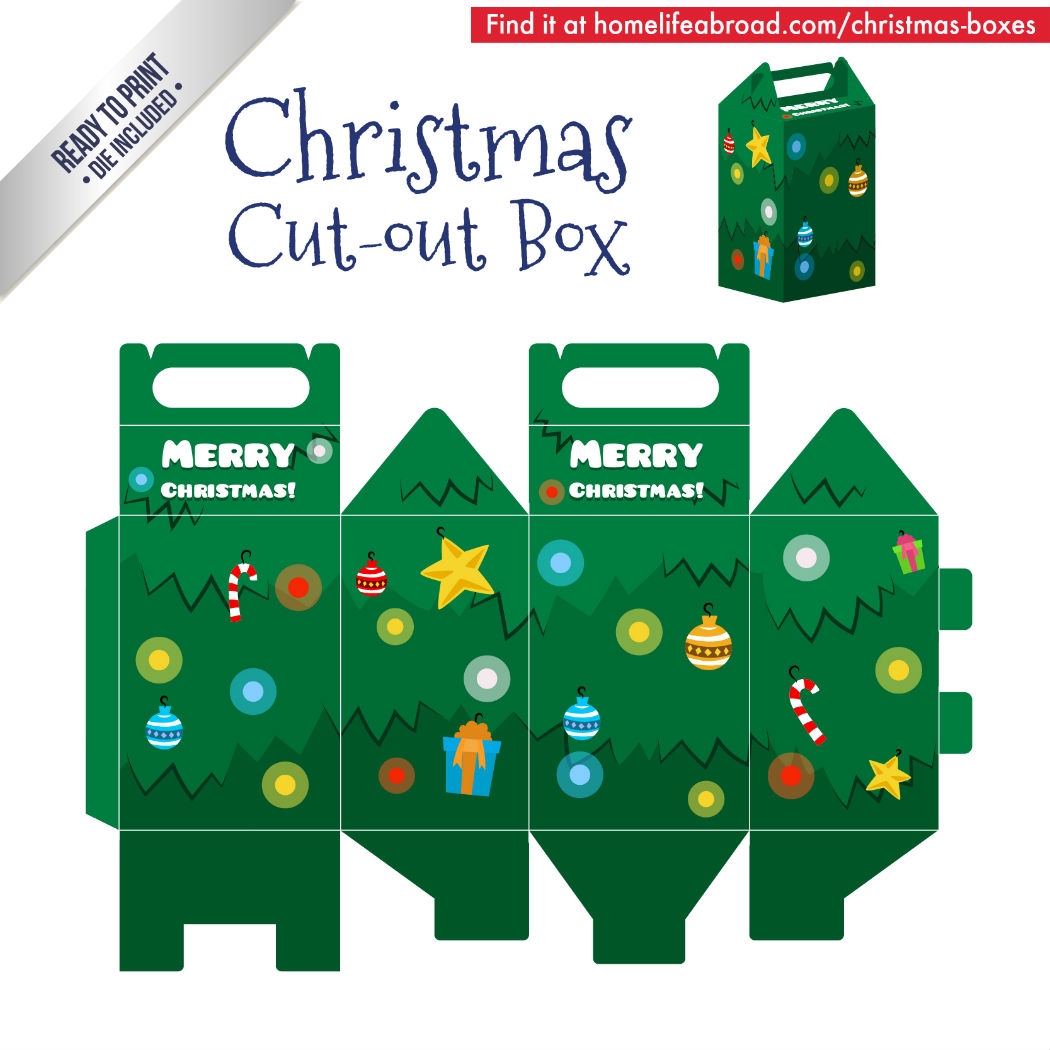 Free Printable Christmas Box Templates