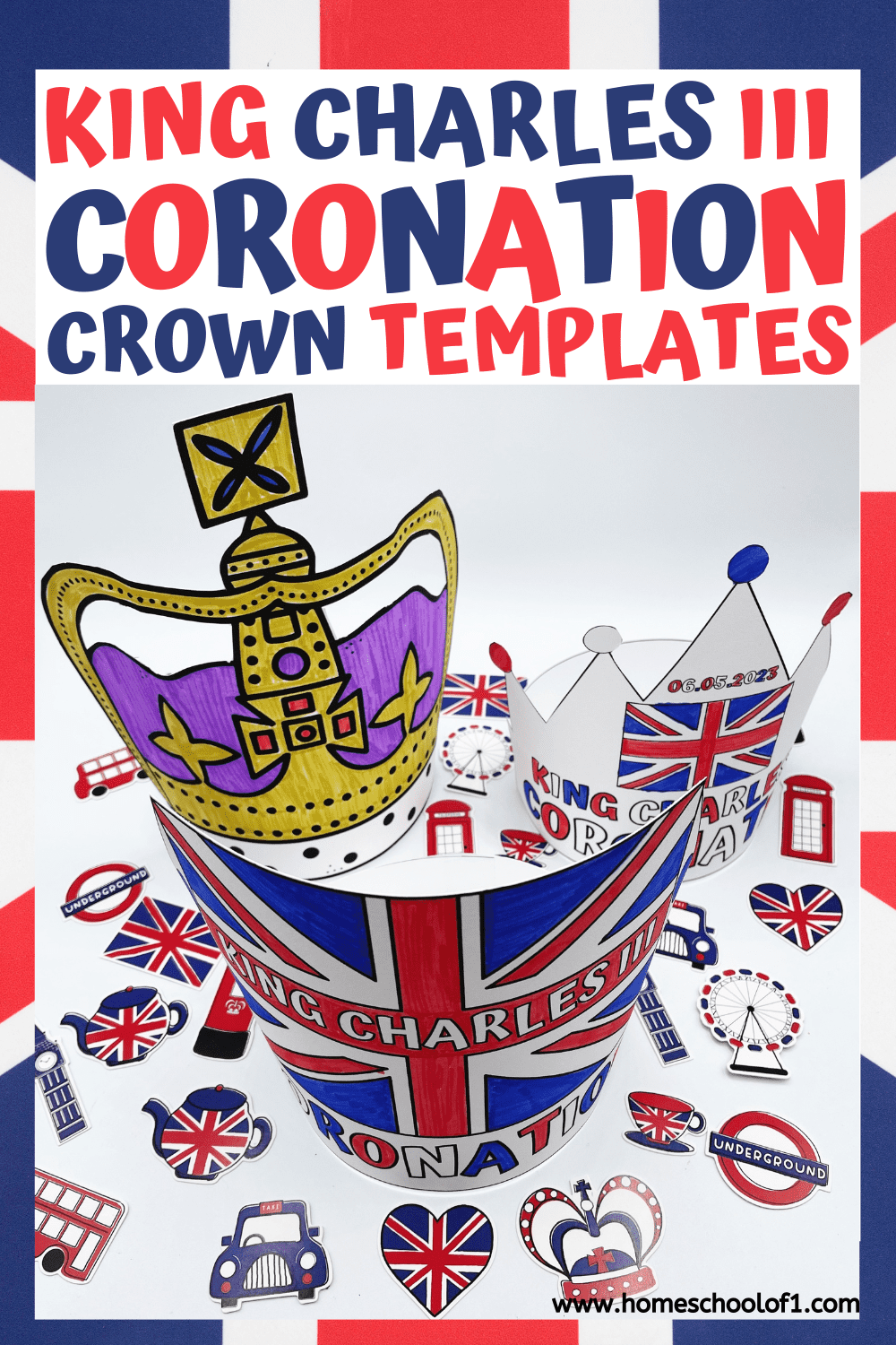 Printable Coronation Crown Template Printable Coronation Crown Template