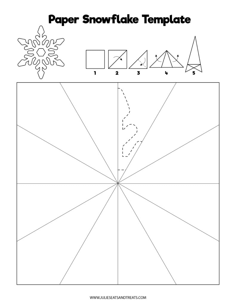 Printable Snowflake Template Cut Out