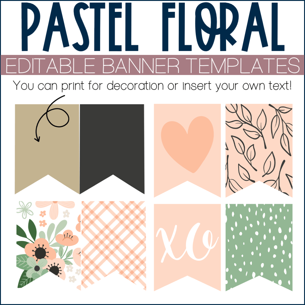 Editable Printable Banner Template