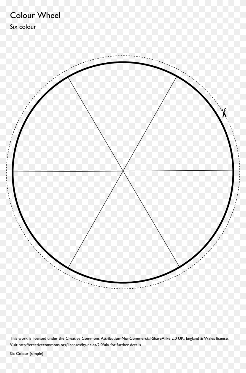 Blank Color Wheel Template Printable