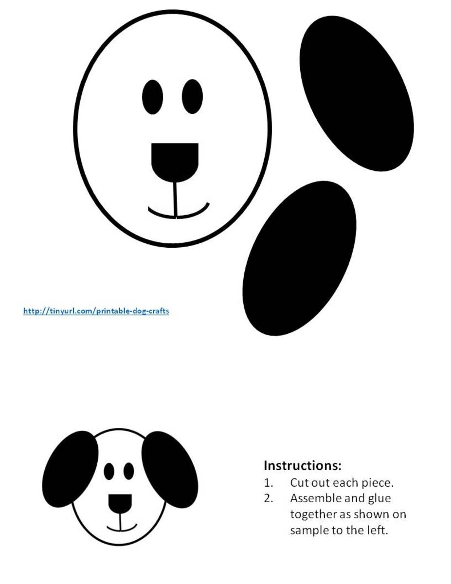 Printable Dog Patterns With Simple Shapes For Kids Crafts HubPages Printable Dog Patterns With Simple Shapes For Kids Crafts HubPages