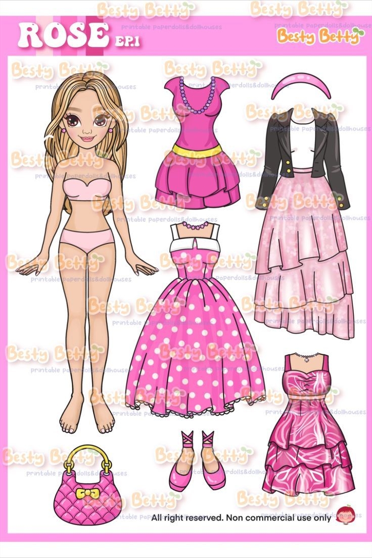 Paper Dolls Printable Template