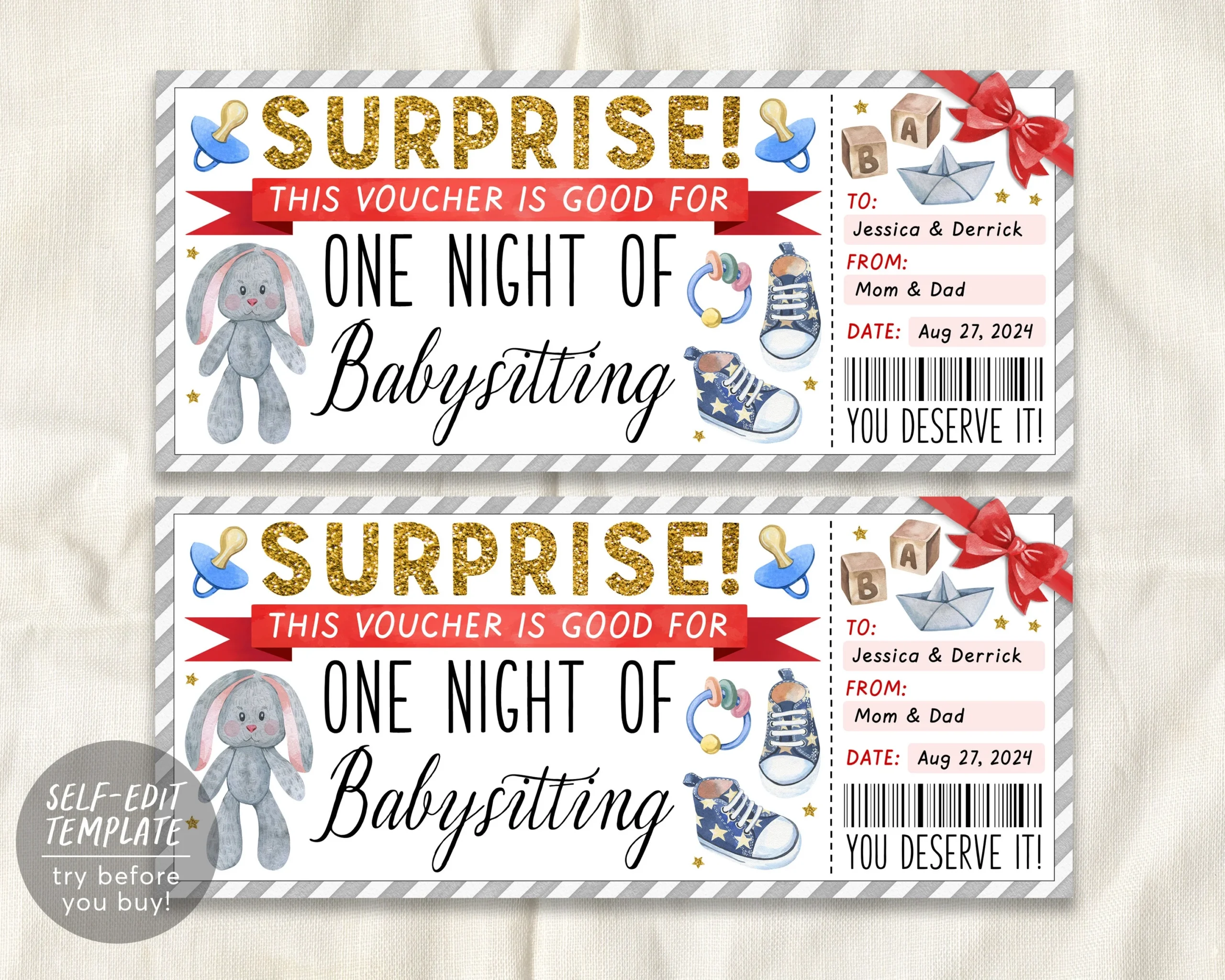 Babysitting Coupon Templates Printable Babysitting Coupon Templates Printable