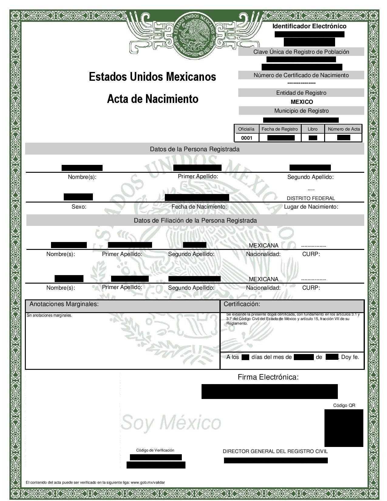 Uscis Printable Birth Certificate Translation Template Uscis Printable Birth Certificate Translation Template