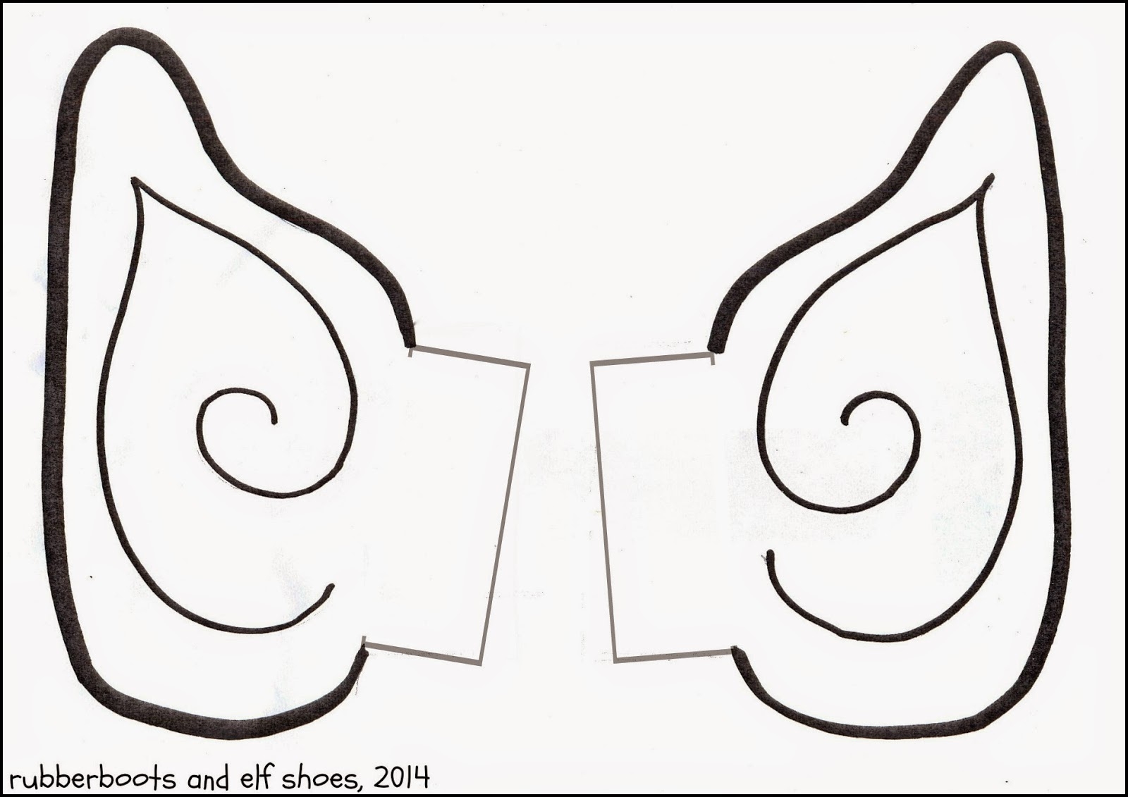 Elf Hat And Ears Rubber Boots And Elf Shoes Elf Hat And Ears Rubber Boots And Elf Shoes