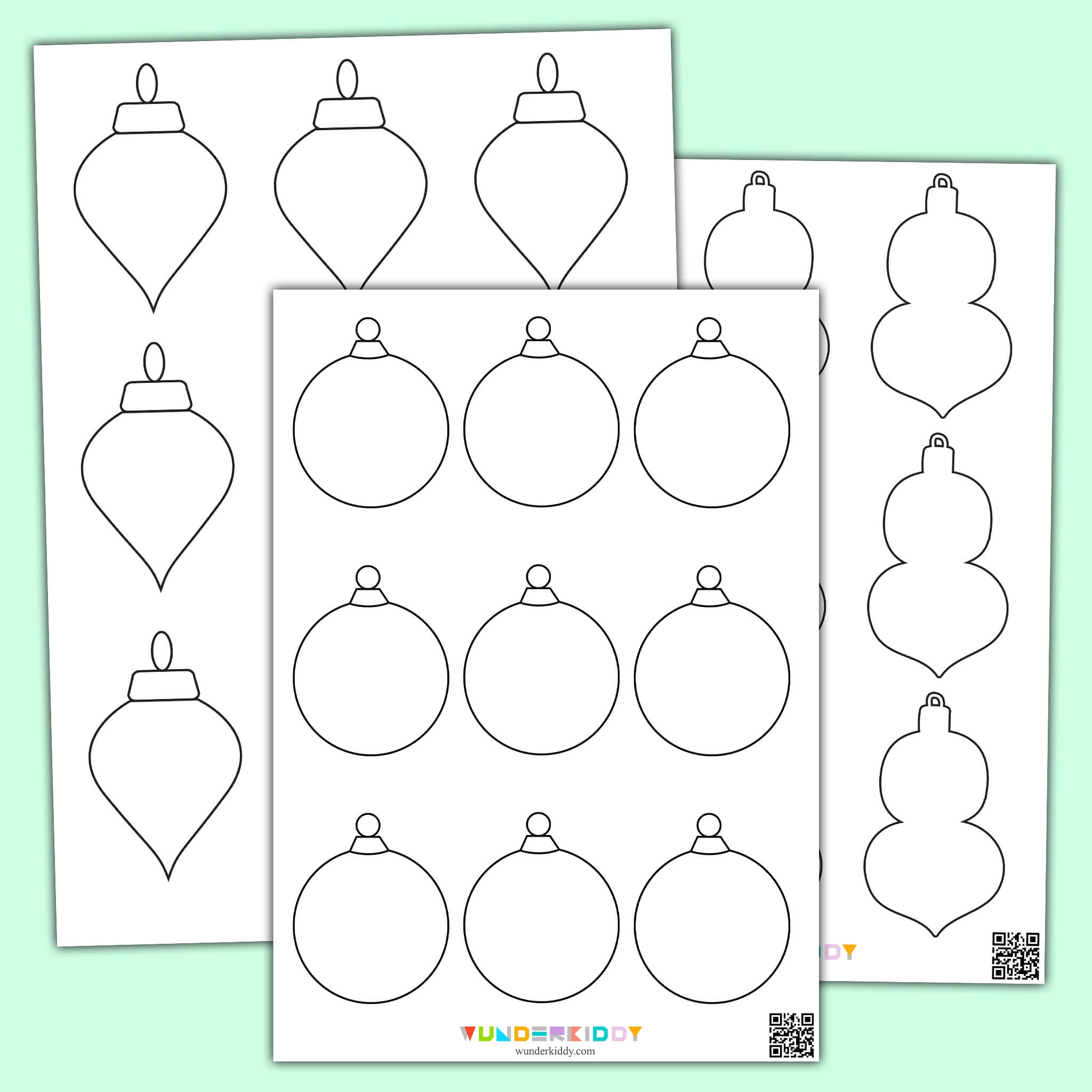 Christmas Ornament Templates Printable Christmas Ornament Templates Printable