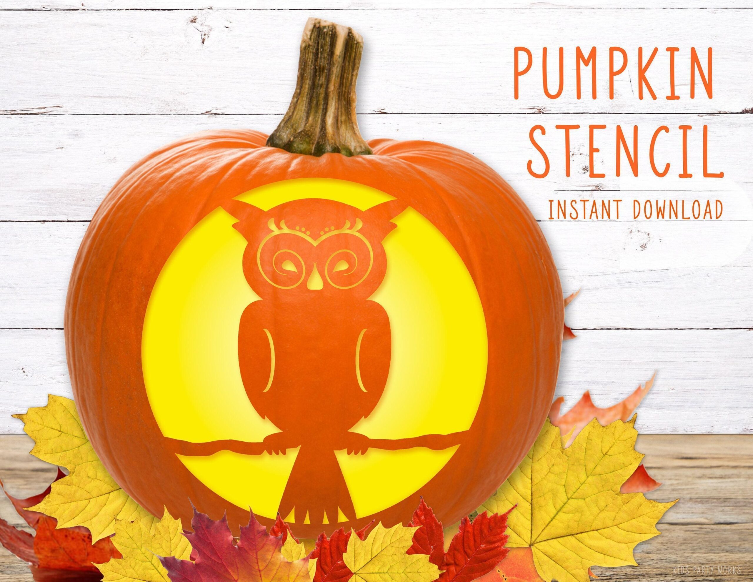 Owl Pumpkin Stencil PRINTABLE Pumpkin Stencil Jack O Lantern Owl Pumpkin Stencil PRINTABLE Pumpkin Stencil Jack O Lantern