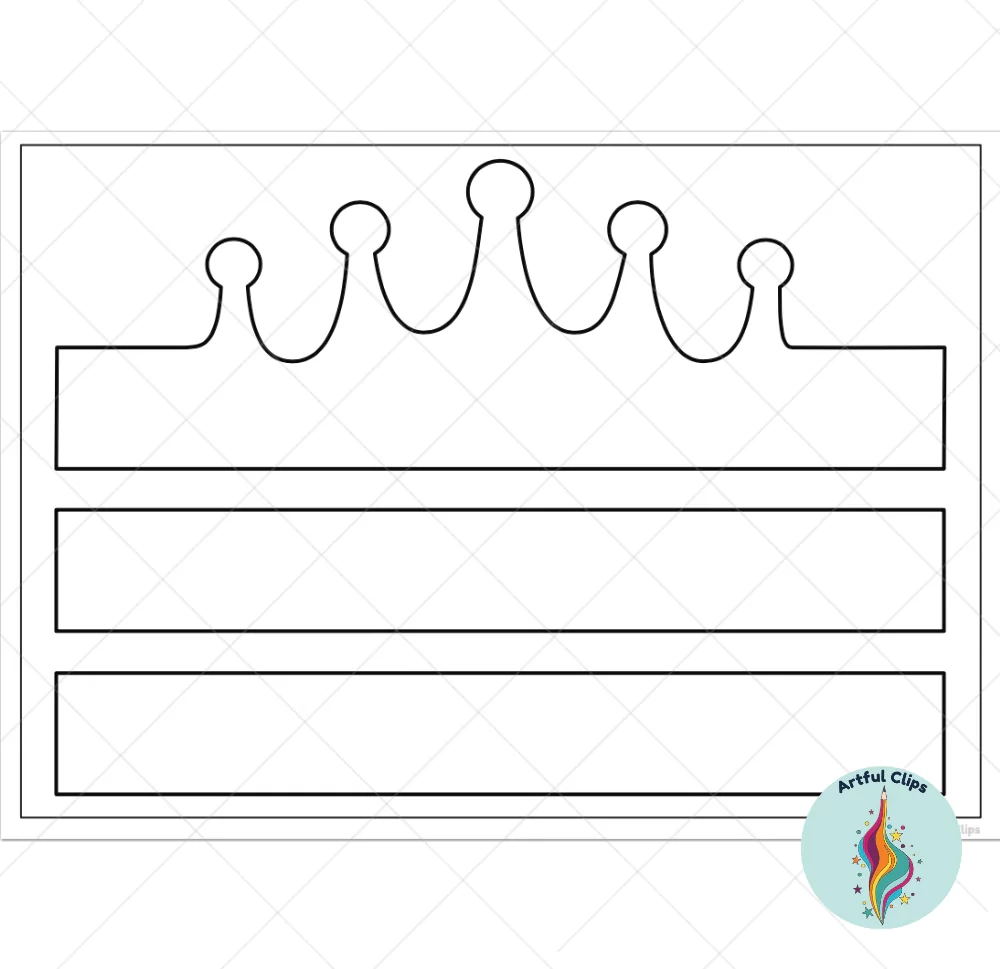 Paper Crown Template Set For Kindergarten Crafts Free Paper Crown Template Set For Kindergarten Crafts Free
