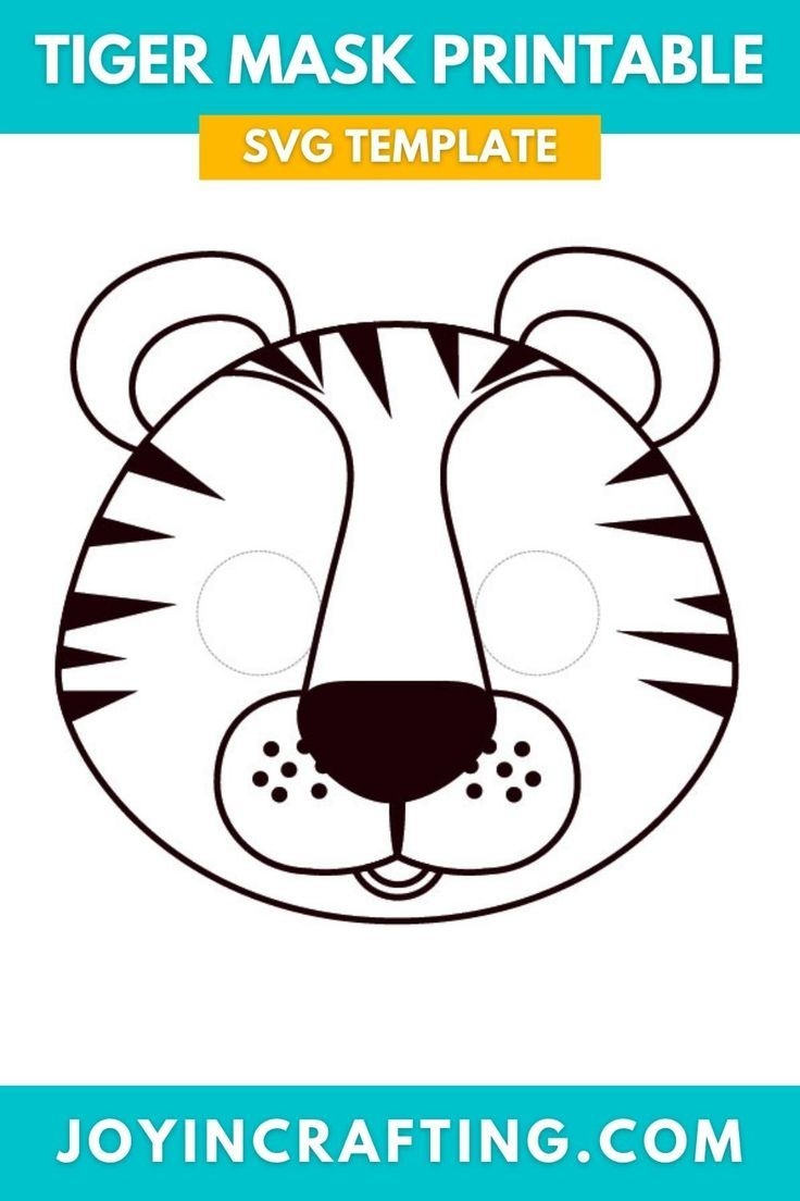 Printable Tiger Face Template